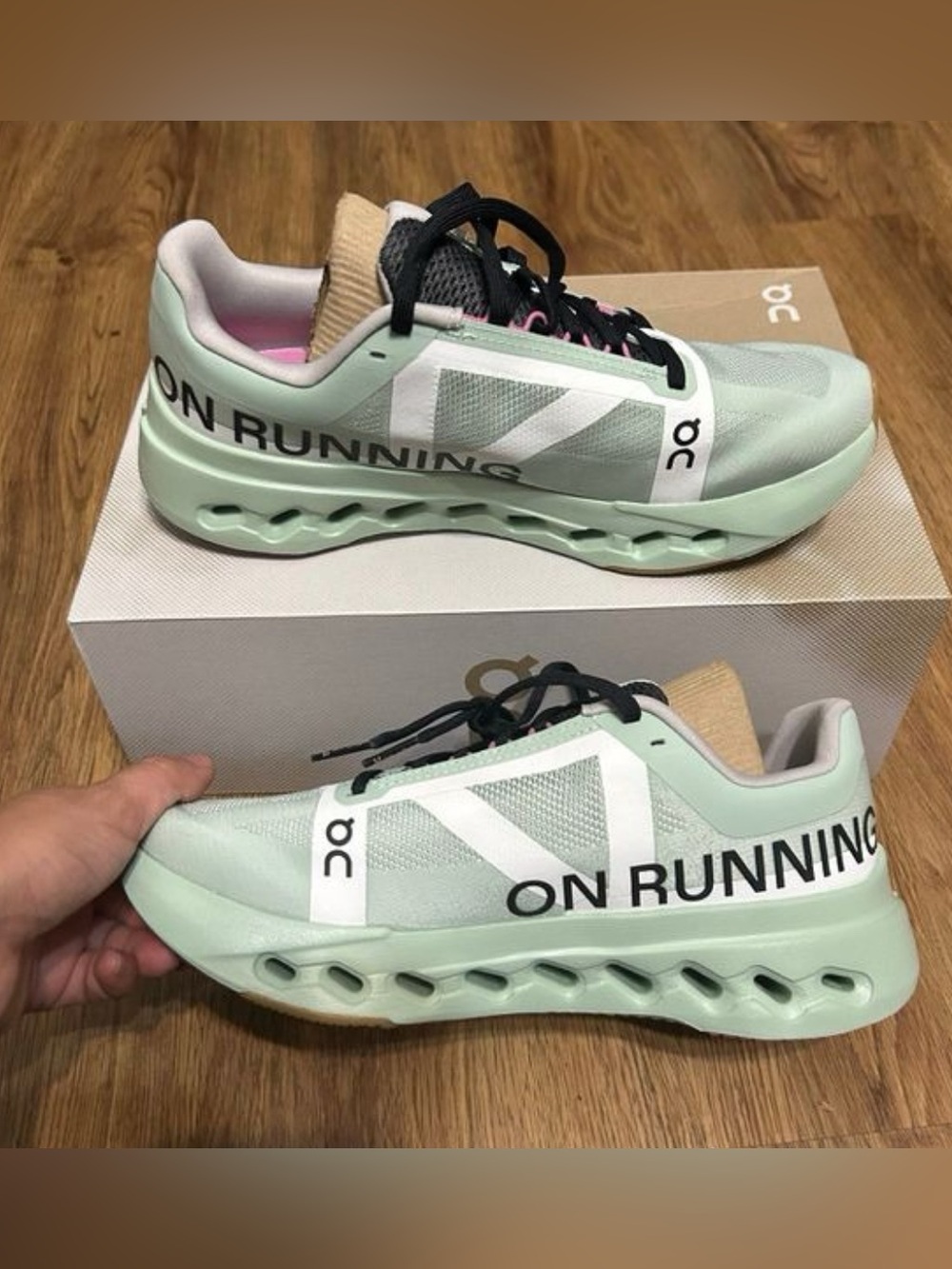 ON CLOUDSURFER athletic training running lace up shoes sneakers women’s 7.5 new - Picture 7 of 7